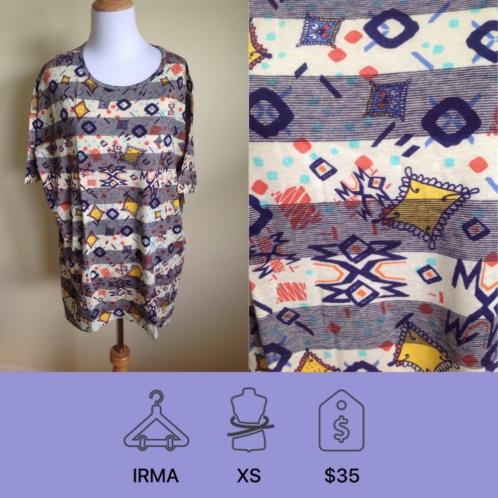 XS Lularoe Irma NWT